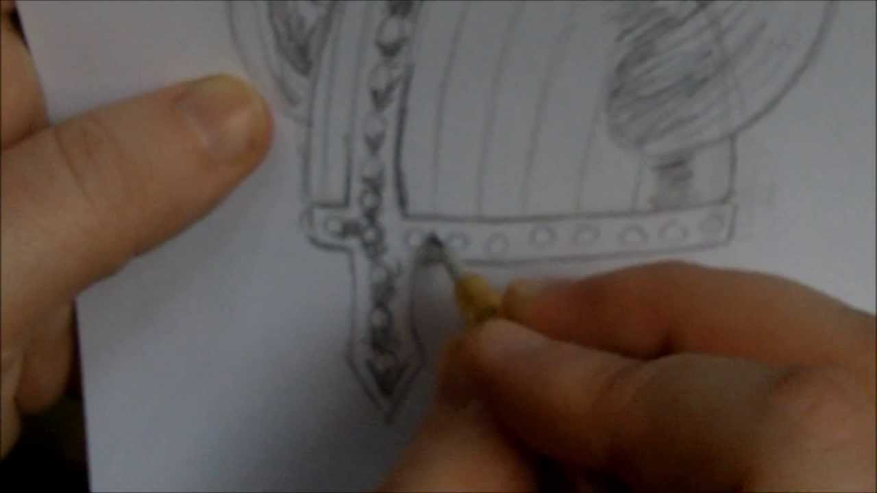1280x720 how to draw a viking helmet - Viking Helmet Drawing