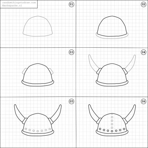 590x590 how to draw a viking helmet how to draw toys kids stuff - Viking Helmet Drawing