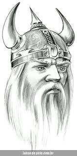 158x319 viking helmet tattoo - Viking Helmet Drawing