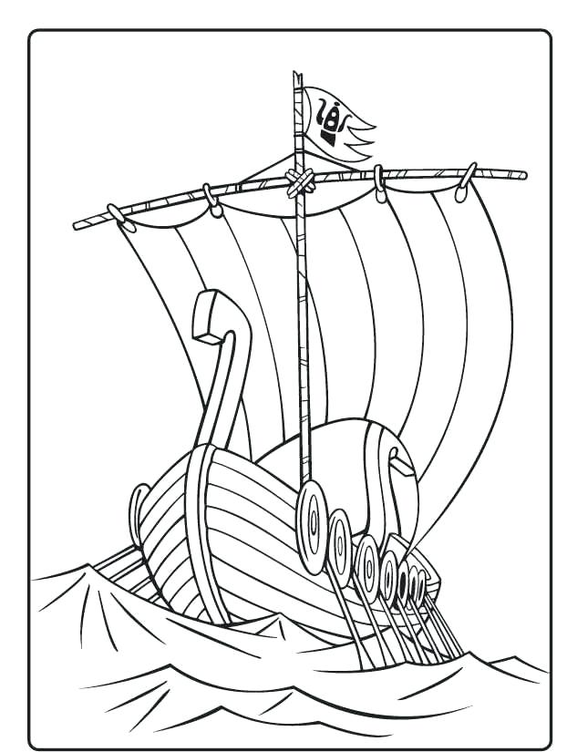 Viking Longboat Drawing at PaintingValley.com | Explore collection of ...