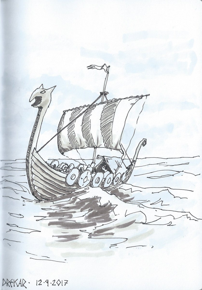 838x1200 matt wooding on twitter a longship quite a short one - Viking Longship Drawing
