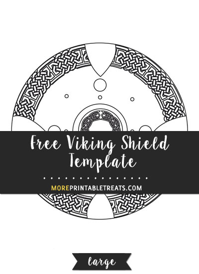 400x550 Viking Shield Template Large - Viking Shield Drawing