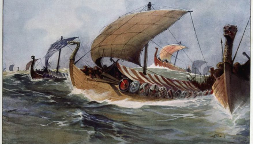 Viking Ship Drawing at PaintingValley.com | Explore collection of ...