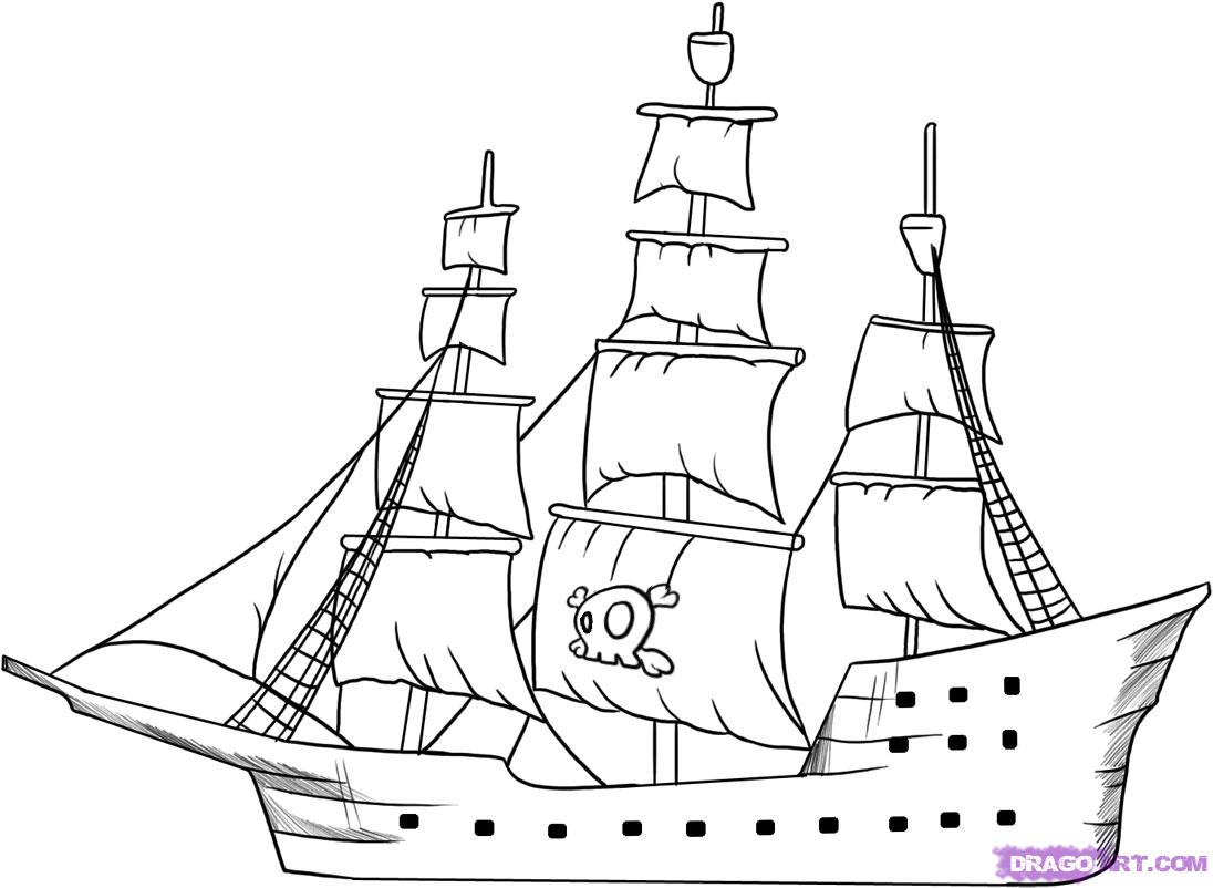 1096x802 How To Draw A Viking Ship Step - Viking Ship Drawing