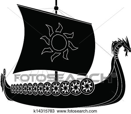 450x392 Pictures Clip Art Viking Ship - Viking Ship Drawing