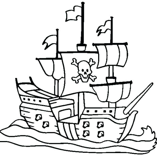 600x600 Viking Ship Coloring - Viking Ship Drawing