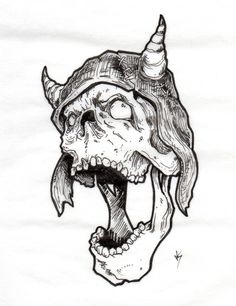 236x306 Best Viking Head Tattoo Drawings Images Tattoo Drawings, Head - Viking Skull Drawing