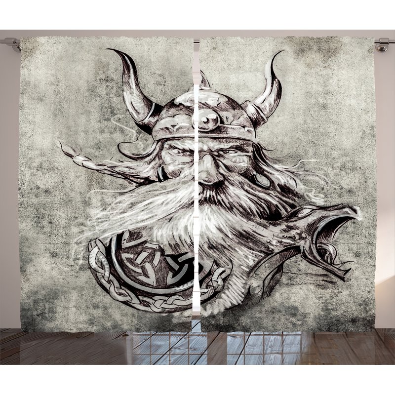 800x800 east urban home tattoo artistic pencil drawing of a brave viking - Viking Warrior Drawing