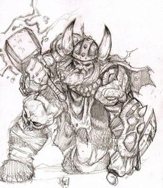 Viking Warrior Drawing at PaintingValley.com | Explore collection of ...