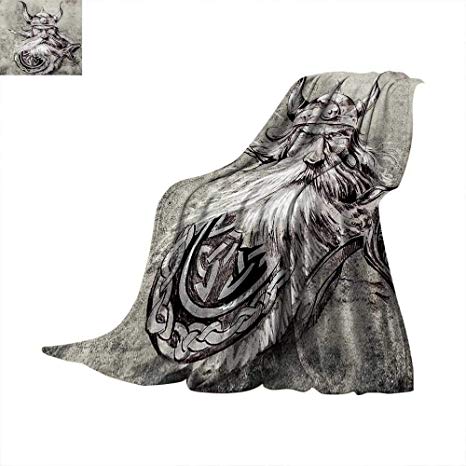 466x466 tattoo super soft lightweight blanket artistic pencil - Viking Warrior Drawing