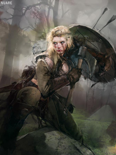 400x533 ragnar lothbrok draw tumblr - Viking Woman Drawing