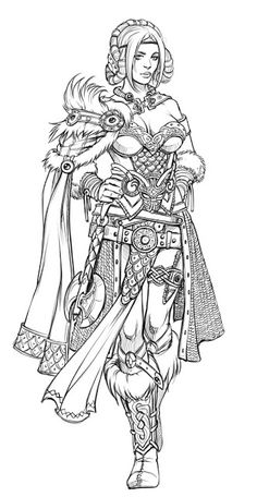 236x456 best viking warrior images norse mythology, viking warrior - Viking Woman Drawing