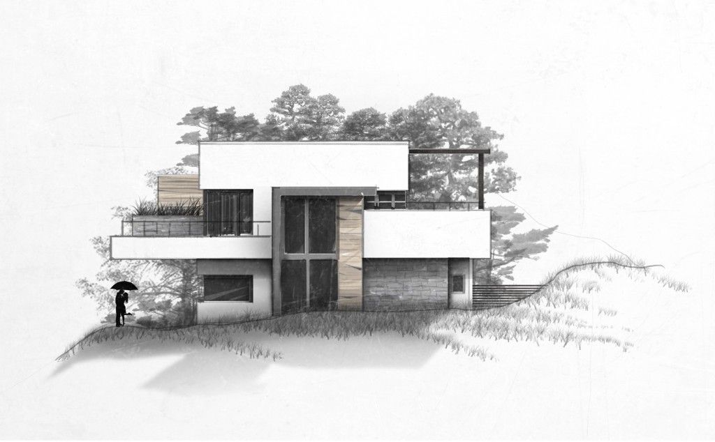 1024x634 villa mansion drawing design architecture drawings, design und - Villa Drawing