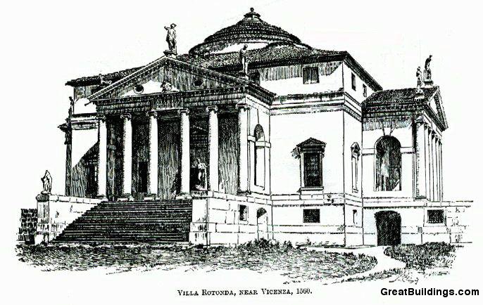 686x434 Great Buildings Drawing - Villa Drawing