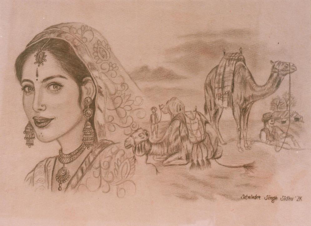 996x723 village girl la jolie vie foundmyself - Village Girl Drawing