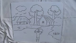 320x180 Village Scene Videos - Village Scene Drawing