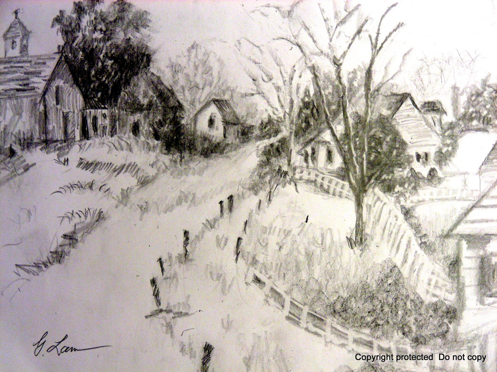 1600x1200 Pencil Paintings Village Village Sketch Drawing At Getdrawings - Village Sketch Drawing