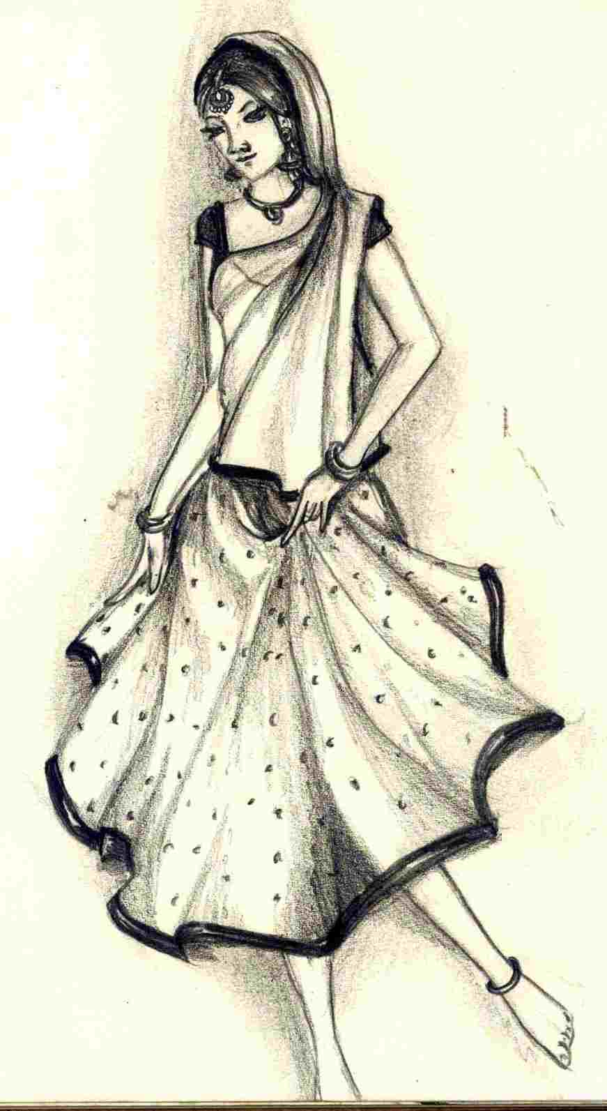 871x1593 Shading Step Village Pencil Art Photo - Village Sketch Drawing