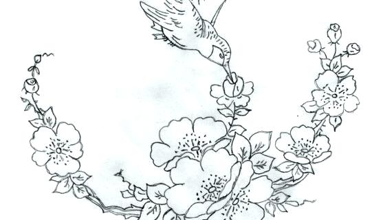 570x320 Idea Flower Pattern Drawing And Flower Design Drawing Simple - Vine Drawing Designs