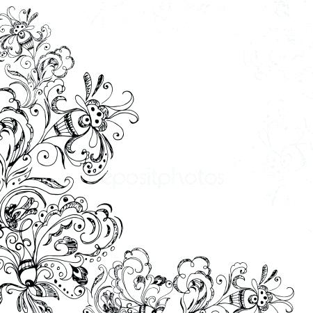 450x450 Vine Design - Vine Drawing Designs