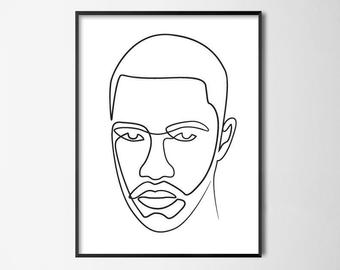 340x270 Vine On Wall Drawing Etsy - Vine Line Drawing