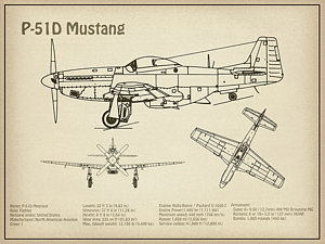 300x225 Vintage Aircraft Drawings - Vintage Airplane Drawing