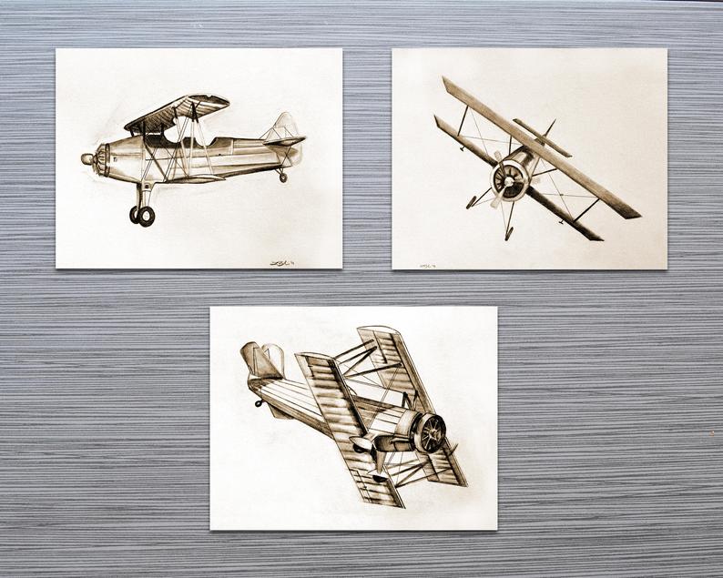 794x635 airplane wall art vintage airplane wall decor plane wall etsy - Vintage Airplane Drawing