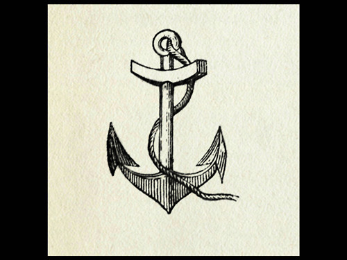 500x375 The Anchorist Vintage Anchor Drawing On We Heart It - Vintage Anchor Drawing