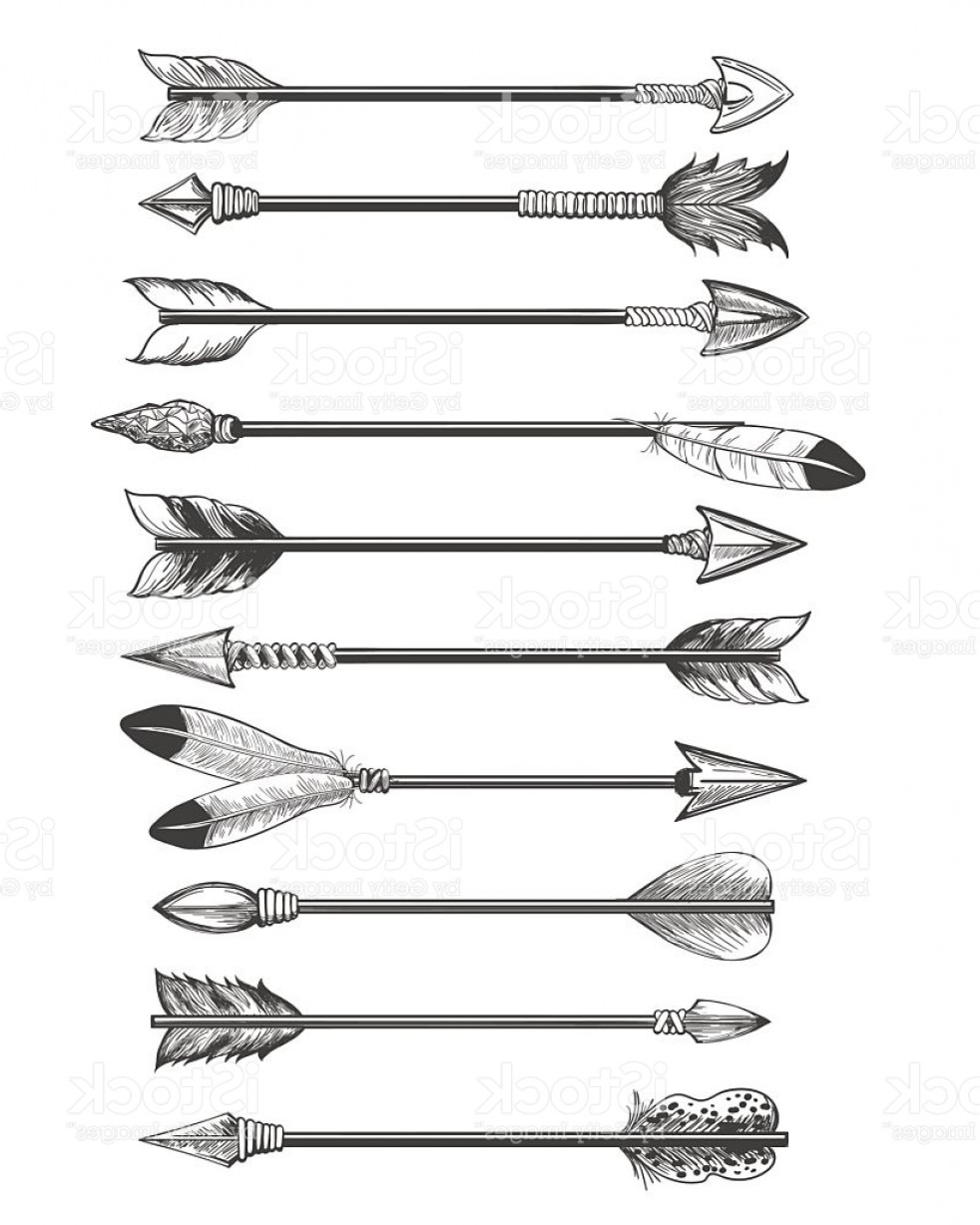 Vintage Arrow Drawing at Explore collection of