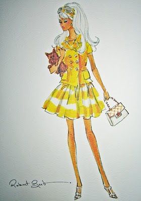 280x400 Palm Beach Honey Momma Likey In Barbie Drawing, Fashion - Vintage Barbie Drawing