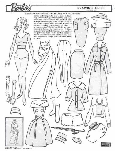 81 Top Vintage Barbie Coloring Pages Pictures