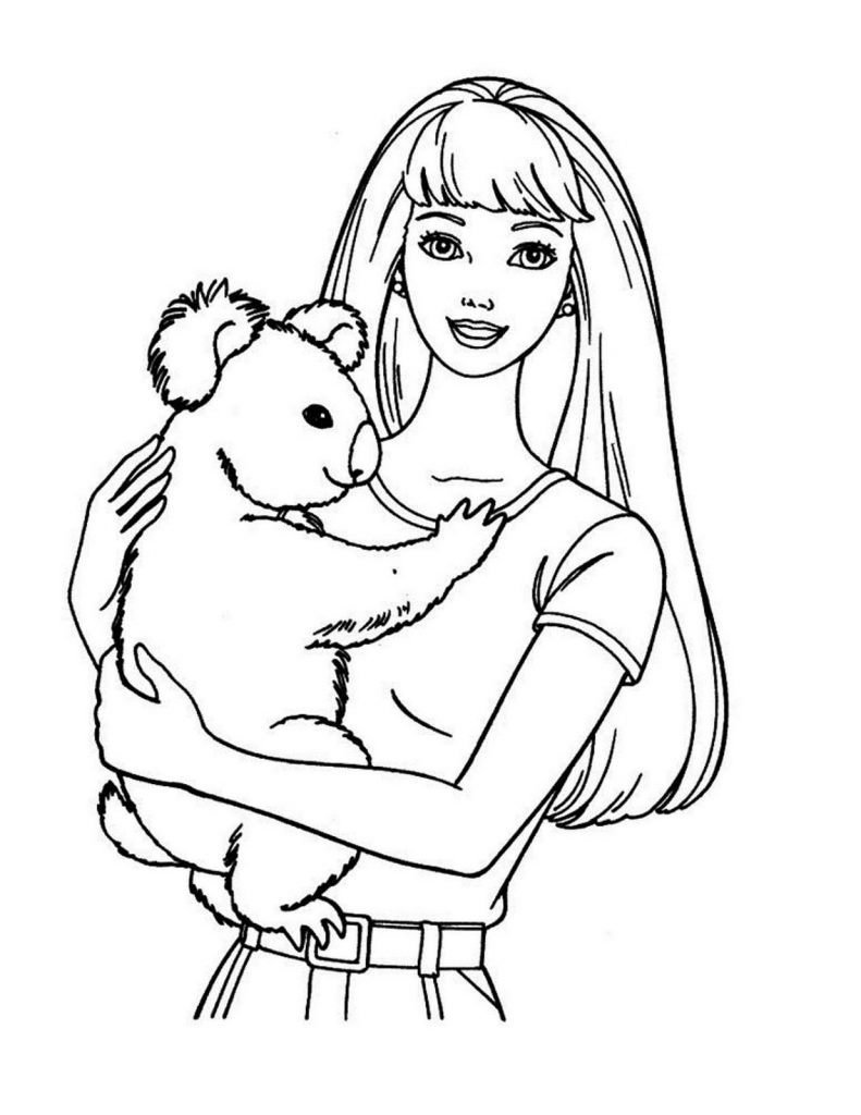 791x1024 vintage barbie coloring pages fresh barbie drawing books - Vintage Barbie Drawing