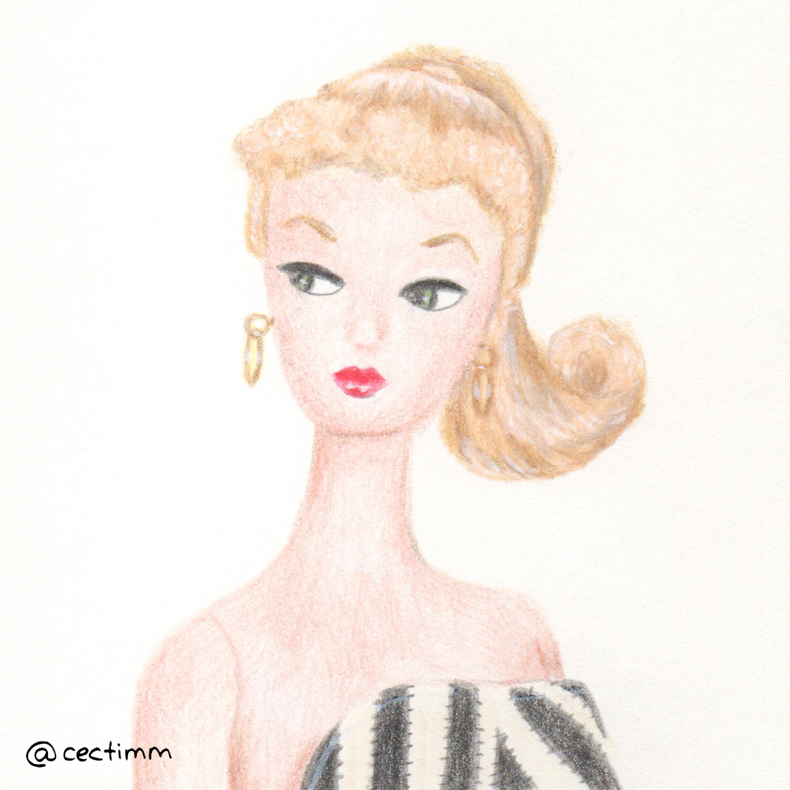 barbie drawing painting