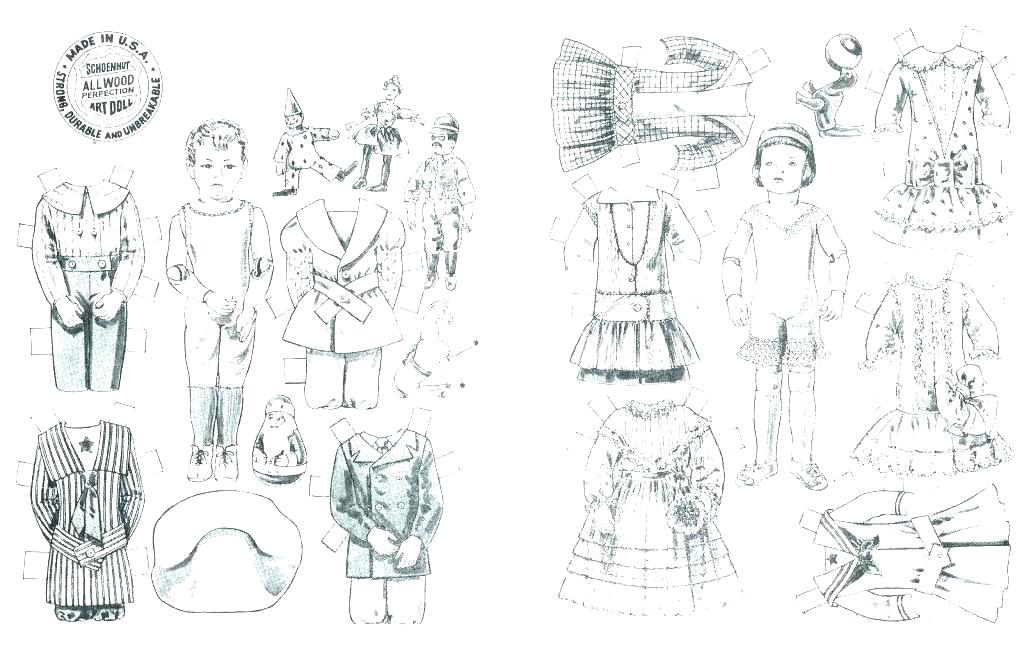 1024x656 Barbie Paper Doll Coloring Pages Paper Doll Coloring Pages Luxury - Vintage Barbie Drawing