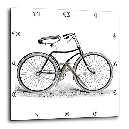 425x425 rose black and white vintage bicycle pen - Vintage Bicycle Drawing