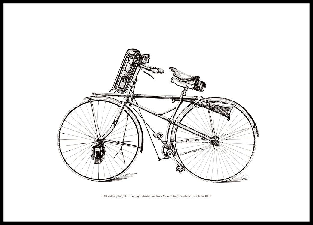 Vintage Bike Drawing at PaintingValley.com | Explore collection of ...