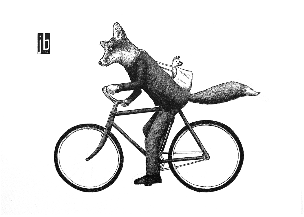 1050x750 vintage bikes drawing - Vintage Bike Drawing