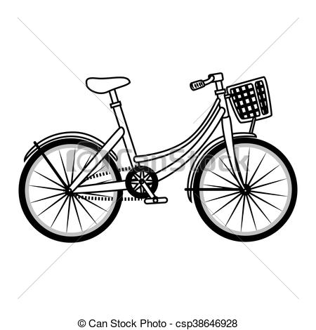 450x470 vintage bike transport icon vector illustration vintage vector - Vintage Bike Drawing