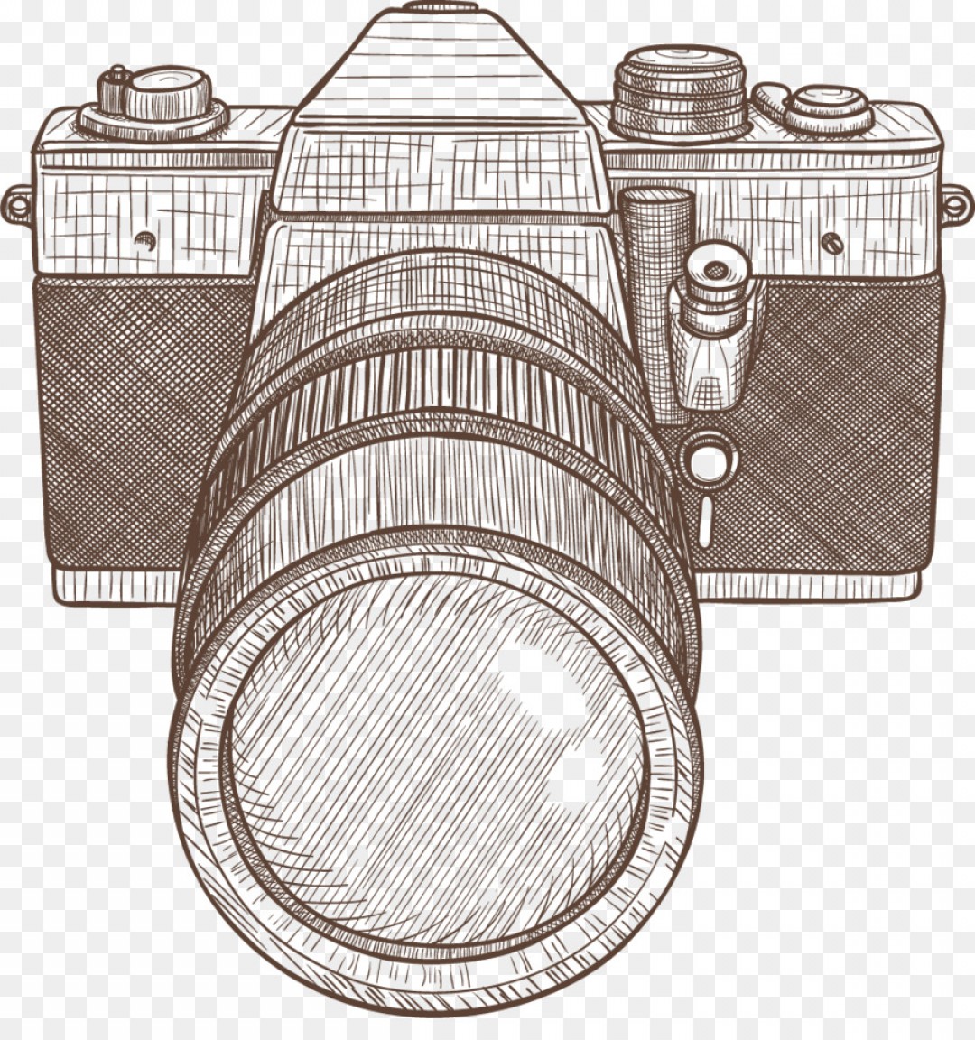 1080x1152 Png Drawing Logo Photography Vintage Camera Vector Soidergi - Vintage Camera Drawing