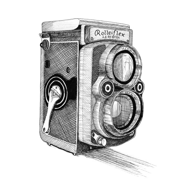 Vintage Camera Drawing at PaintingValley.com | Explore collection of ...