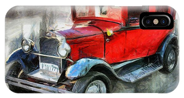 600x320 Red Vintage Car - Vintage Car Drawing