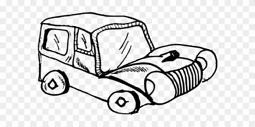 840x420 classic car sports car vintage car drawing - Vintage Car Line Drawings