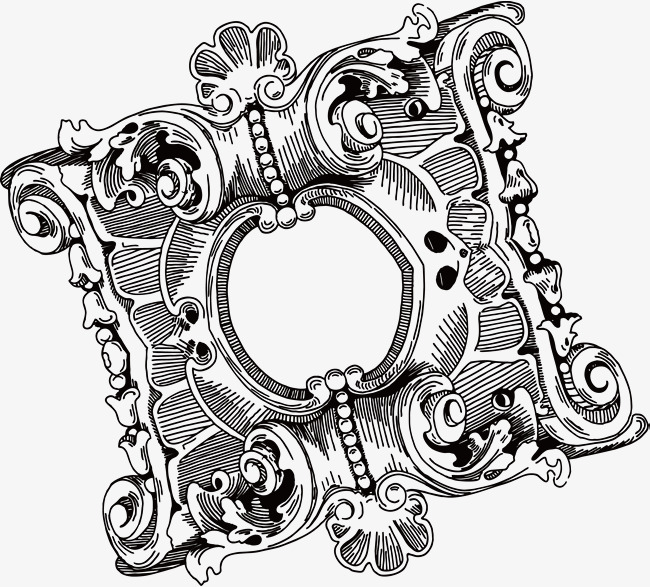 650x587 vintage drawings, borders, decorative patterns, vintage vector - Vintage Drawings