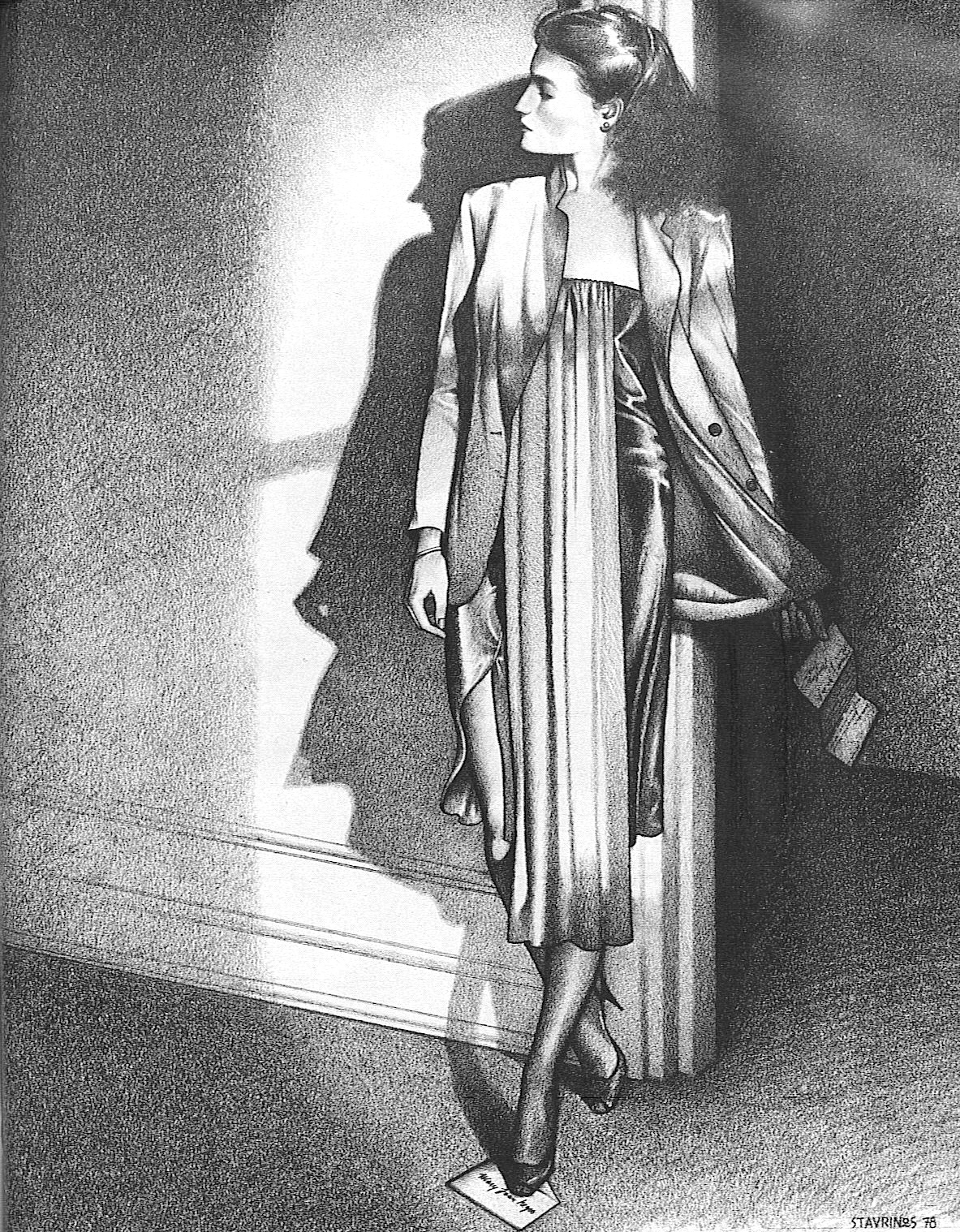 1183x1518 Fashion Drawing Vintage North - Vintage Fashion Drawings