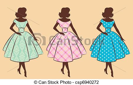 450x288 Vintage Silhouette Of Girls - Vintage Girl Drawing