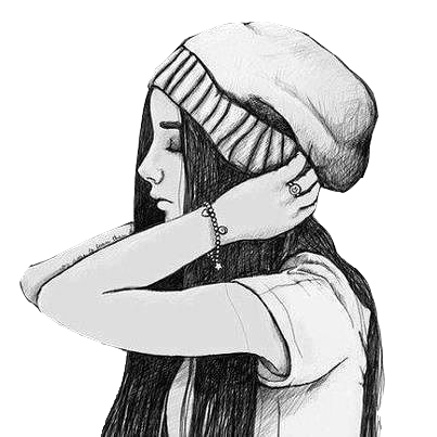 403x403 More Like Vintage Girl Png - Vintage Girl Drawing