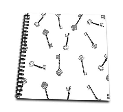 425x386 keys pattern black and white old fashioned - Vintage Key Drawing