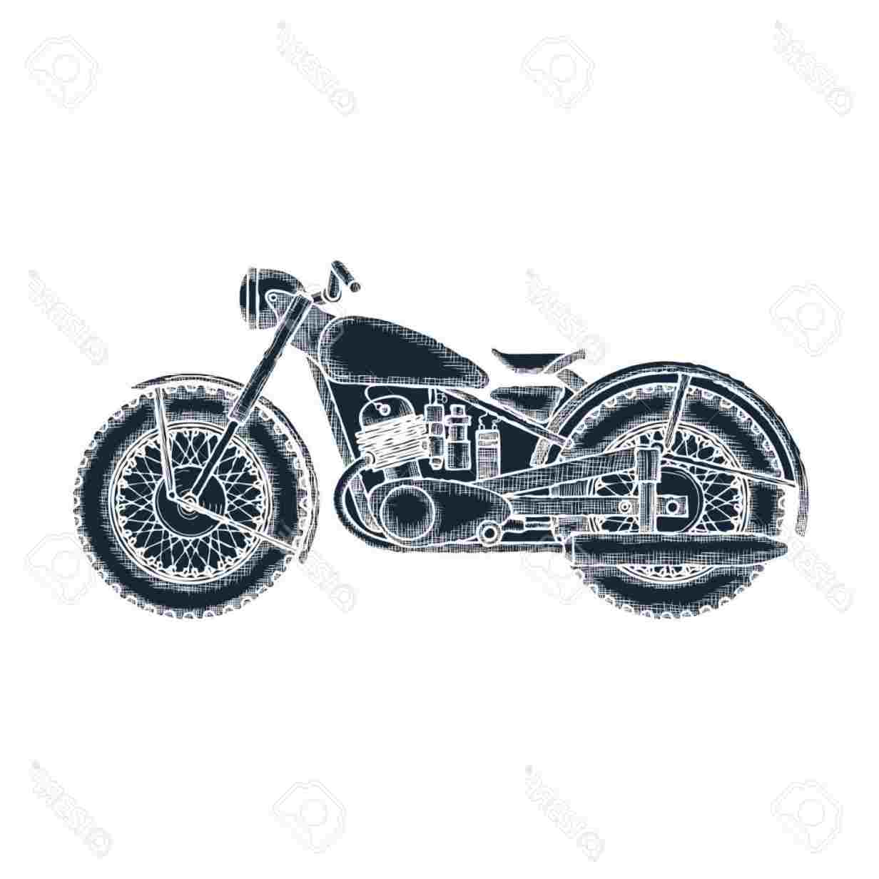 1232x1232 rhshutterstockcom vintage motorcycle drawing template moto fest - Vintage Motorcycle Drawing