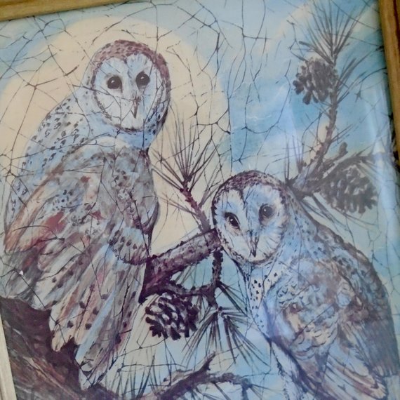 570x570 sale framed owl print vintage owl print vintage owl drawing etsy - Vintage Owl Drawing