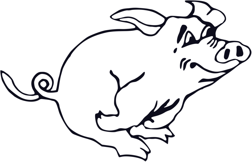 958x615 collection of free piglet drawing vintage download on ui ex - Vintage Pig Drawing